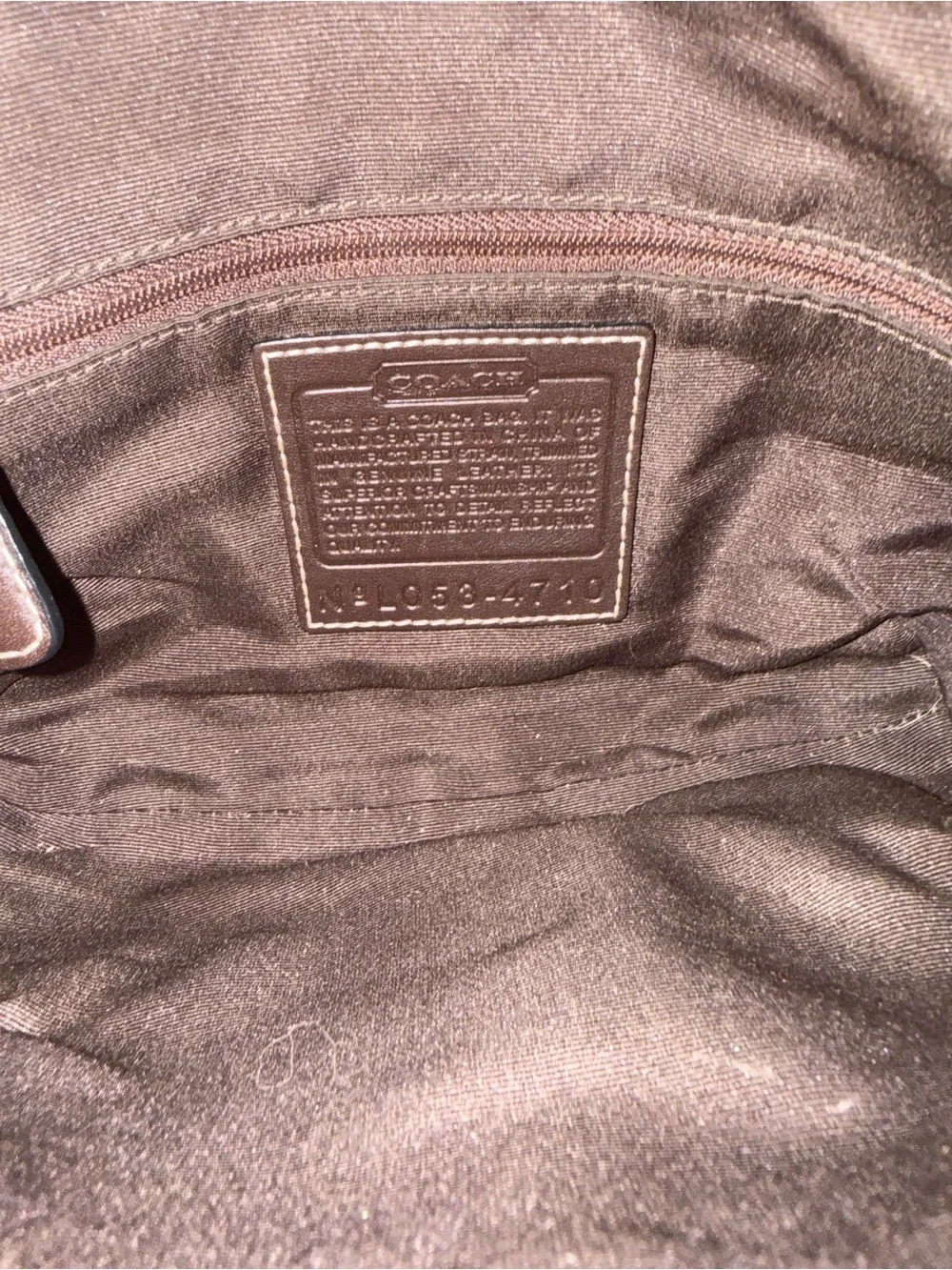 Coach soho hobo angora straw / see descr for callouts
